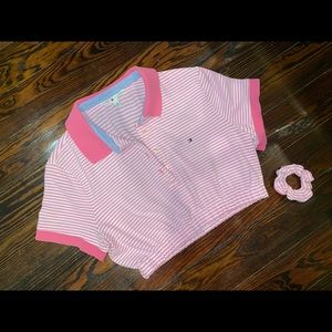 Vintage Reworked Tommy Polo with Scrunchie Set
